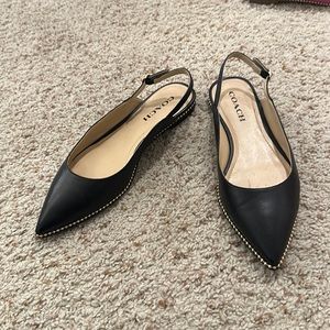 Coach Vae Skimmer Slingback Flats